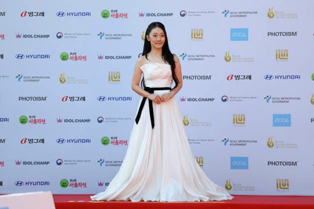 red carpet at Seoul Drama Awards in South Korea South Korean actress Park Gyeong-hye poses for photos on the red carpet during the 21st Seoul International Drama Awards in Seoul, South Korea, on October 08, 2026. Seoul South Korea  Copyright: xMatrixxImages JungxUi-Chelx