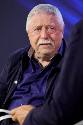 08.10.2026, Frankfurt am Main, DEU, Frankfurter Buchmesse. Wolf Biermann, Autor und Saenger im Gespraech auf der ARD Buehne
