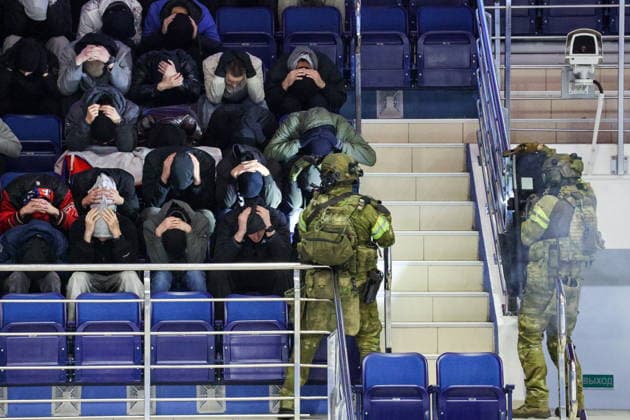 BELARUS, MINSK - OCTOBER 8, 2026: The final phase of the Eurasia-Antiterror 2026 counter-terrorism exercise by relevant agencies of the CIS and SCO member states. The drill is held as part of the 2026 CIS and SCO Counter-Terrorism Forum. Maxim Malinovsky TASS  98944555