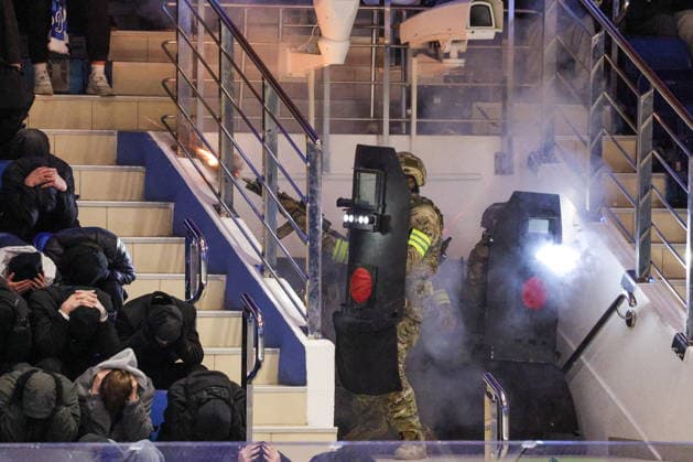 BELARUS, MINSK - OCTOBER 8, 2026: The final phase of the Eurasia-Antiterror 2026 counter-terrorism exercise by relevant agencies of the CIS and SCO member states. The drill is held as part of the 2026 CIS and SCO Counter-Terrorism Forum Minsk Belarus  - ZUMAt113 20261008_zaa_t113_292 Copyright: xMaximxMalinovskyx