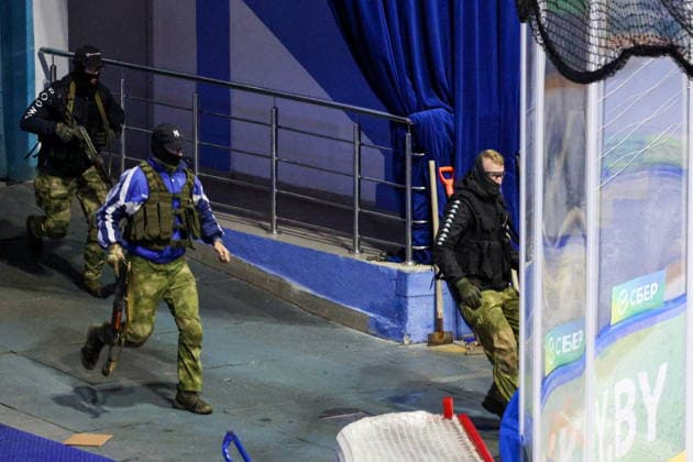 BELARUS, MINSK - OCTOBER 8, 2026: The final phase of the Eurasia-Antiterror 2026 counter-terrorism exercise by relevant agencies of the CIS and SCO member states. The drill is held as part of the 2026 CIS and SCO Counter-Terrorism Forum Minsk Belarus  - ZUMAt113 20261008_zaa_t113_293 Copyright: xMaximxMalinovskyx