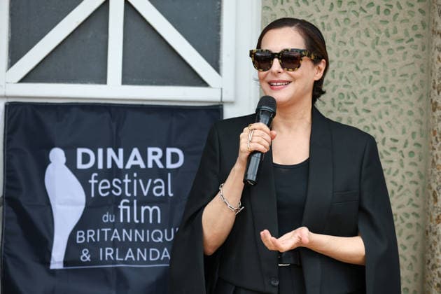 October 8, 2026, Dinard, Bretagne, France: Jury president AMIRA CASAR during the cabin inauguration at the 37th Dinard British and Irish Film Festival in Dinard, France. Dinard France  - ZUMAc179 20261008_zep_c179_019 Copyright: xMickaelxChavetx