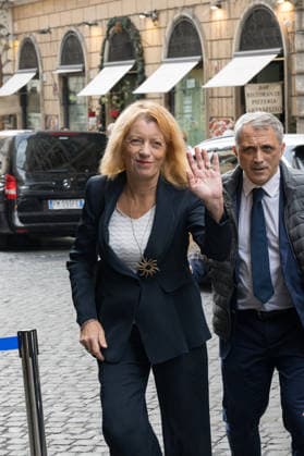 IPA89429553 - Michela Vittoria Brambilla arriving at the Teatro Sistina for the celebrations marking the 150th anniversary of the *Corriere della Sera*, in Rome, Italy, on October 8, 2026. Flavio Brancaleone Fotogramma  Copyright: xFLAVIO_BRANCALONEx xx IPA89429553