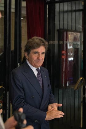 IPA89429505 - Urban Cairo arrives at the Teatro Sistina for the celebrations marking the 150th anniversary of the *Corriere della Sera* in Rome, Italy, on October 8, 2026. Flavio Brancaleone Fotogramma  Copyright: xFLAVIO_BRANCALONEx xx IPA89429505