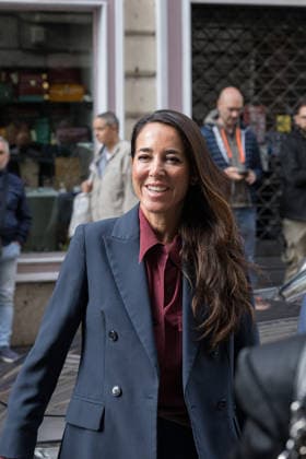 IPA89429514 - Senator Licia Ronzulli arriving at the Teatro Sistina for the celebrations marking the 150th anniversary of the *Corriere della Sera*, in Rome, Italy, on October 8, 2026. Flavio Brancaleone Fotogramma  Copyright: xFLAVIO_BRANCALONEx xx IPA89429514