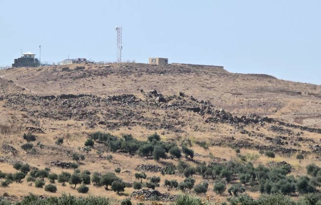 Israeli army conducts raids in Syria s Quneitra countryside QUNEITRA, SYRIA - OCTOBER 8: Israeli forces patrol the village as they conduct raids in residential areas and fire harassment shots at open areas in the countryside of Quneitra, southern Syria, on October 8, 2026. Huseyin Mesal Anadolu Quneitra Syria. Editorial use only. Please get in touch for any other usage.  Copyright: x2026xAnadoluxHuseyinxMesalx