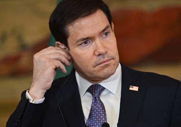 Marco Rubio - Paulo Rangel joint press conference in Lisbon LISBON, PORTUGAL - OCTOBER 8: US Secretary of State Marco Rubio and Portugal s Foreign Minister Paulo Rangel (not seen) give a joint press conference at the Necessidades Palace, the Portuguese foreign ministry, in Lisbon on October 8, 2026. Zed Jameson Anadolu Lisbon Portugal. Editorial use only. Please get in touch for any other usage.  Copyright: x2026xAnadoluxZedxJamesonx