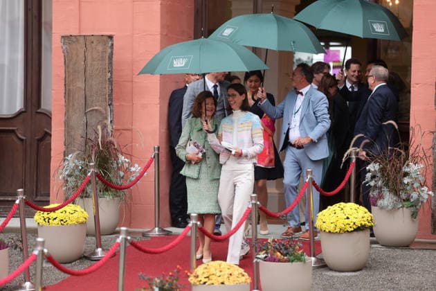Königin Silvia von Schweden beucht Insel Mainau Konstanz Mainau, 08.10.2026 Ihre Majestät Königin Silvia von Schweden besucht die Insel Mainau bei Konstanz. Im Baden- Württemberg Germany Copyright: xMatthiasxGränzdörferx