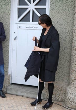 Amira Casar at the unveiling of her beach cabana during the 37th Dinard British and Irish Film Festival, France, on October 8, 2026. Denis Guignebourg, Bestimage. 37th Dinard British Irish Film Festival on October 8, 2026, in Dinard, France. Dinard, France  Copyright: xDenisxGuignebourgx xBestimagexDenisxGuignebourgx xBestimagex