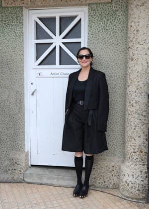 Amira Casar at the unveiling of her beach cabana during the 37th Dinard British and Irish Film Festival, France, on October 8, 2026. Denis Guignebourg, Bestimage. 37th Dinard British Irish Film Festival on October 8, 2026, in Dinard, France. Dinard, France  Copyright: xDenisxGuignebourgx xBestimagexDenisxGuignebourgx xBestimagex