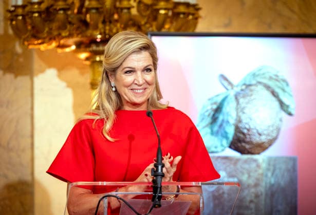08-10-2026 Palace Queen Maxima presented the 2026 Appeltjes van Oranje awards at palace Noordeinde in The Hague. Winners are Stek Den Haag, Mega D youth foundation and Stchting Doors Wide Open. Â  Copyright: xPPEx
