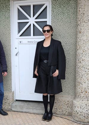 Amira Casar at the unveiling of her beach cabana during the 37th Dinard British and Irish Film Festival, France, on October 8, 2026. Denis Guignebourg, Bestimage. 37th Dinard British Irish Film Festival on October 8, 2026, in Dinard, France. Dinard, France  Copyright: xDenisxGuignebourgx xBestimagexDenisxGuignebourgx xBestimagex