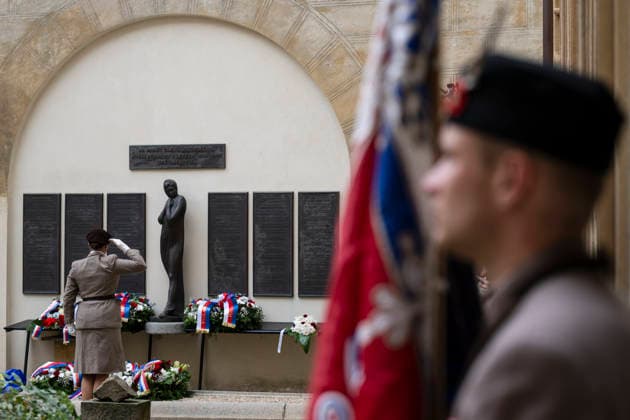 Sokol (Falcon) Movement s Memorial Day honours Sokol members who died in anti-Nazi resistance in Prague, Czech Republic, October 8, 2026. (CTKxPhoto MichalxKamaryt) CTKPhotoP2026100806622  CTKPhotoP2026100806622