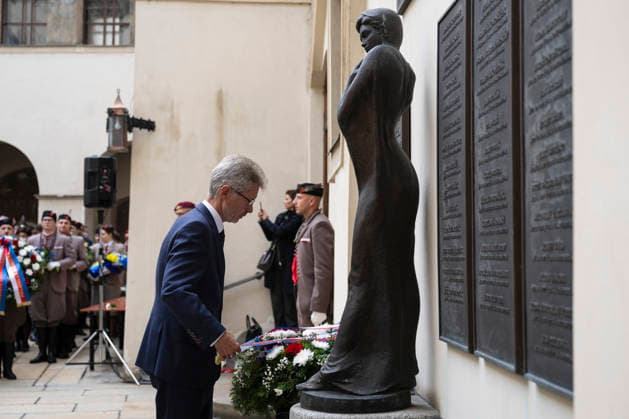Sokol (Falcon) Movement s Memorial Day honours Sokol members who died in anti-Nazi resistance in Prague, Czech Republic, October 8, 2026. Senate Speaker Milos Vystrcil (ODS) during the commemorative event. (CTKxPhoto MichalxKamaryt) CTKPhotoP2026100806809  CTKPhotoP2026100806809