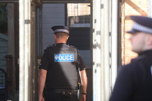 October 8, 2026, Borough Green, Kent, UK: Borough Green, UK. Emergency services at the scene in Borough Green, Kent, where three people have been injured in a stabbing. A police manhunt for the attacker is currently under way. Borough Green UK  - ZUMAl94_ 20261008_zaf_l94_005 Copyright: xMarcinxNowakx
