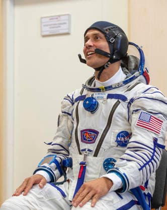 October 8, 2026, Baikonur, Kazakhstan: Baikonur, Kazakhstan. 14 July, 2026. NASA astronaut Anil Menon is helped into his Russian Sokol suit at the Baikonur Cosmodrome before the Expedition 75 launch, July 14, 2026 in Baikonur, Kazakhstan. He launched to the International Space Station later that day. Baikonur Kazakhstan - ZUMAp138 20261008_zaa_p138_017 Copyright: xPavelxShvets Gctcx