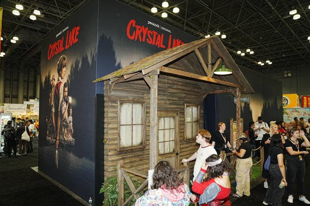 October 8, 2026, New York, New York, USA: Universal Peacock hosts a Camp Crystal Lake experience at the 2026 New York Comic Con at the Javits Center on October 8, 2026 in New York. Crystal Lake premieres on Peacock on October 15. The series is a prequel to the Friday the 13th franchise. New York USA  - ZUMAb148 20261008_zap_b148_027 Copyright: xBryanxSmithx