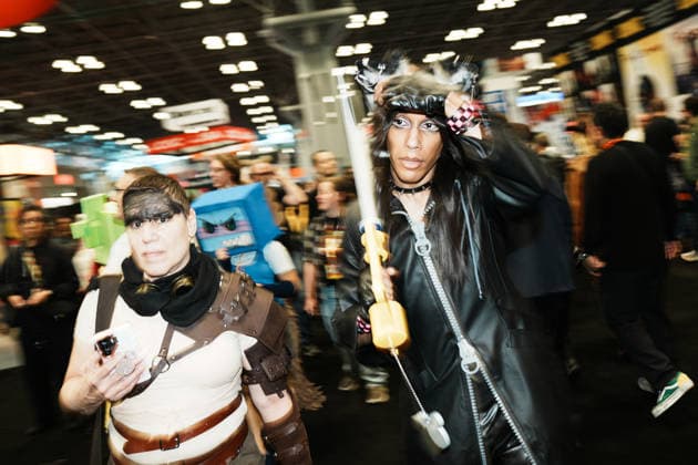 October 8, 2026, New York, New York, USA: Attendees in cosplay at the 2026 New York Comic Con at the Javits Center on October 8, 2026 in New York. New York USA  - ZUMAb148 20261008_zap_b148_036 Copyright: xBryanxSmithx