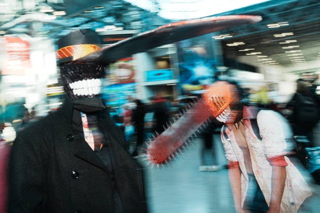 October 8, 2026, New York, New York, USA: Attendees in cosplay at the 2026 New York Comic Con at the Javits Center on October 8, 2026 in New York. New York USA  - ZUMAb148 20261008_zap_b148_045 Copyright: xBryanxSmithx