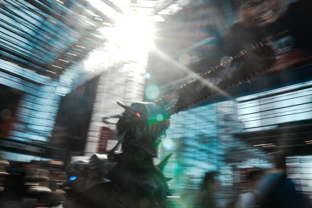October 8, 2026, New York, New York, USA: A person in cosplay at the 2026 New York Comic Con at the Javits Center on October 8, 2026 in New York. New York USA  - ZUMAb148 20261008_zap_b148_062 Copyright: xBryanxSmithx
