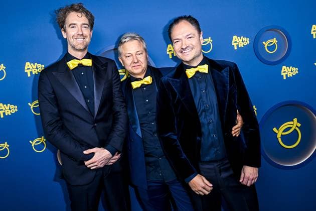 Amsterdam, The Netherlands, 2026-10-08 20:12:59 AMSTERDAM, 08-10-2026, Theater Carre. The 61st Golden Televizier-Ring Gala takes place. De Bondgenoten, Kassa, and Woeste Grond are in the running for the coveted Golden Televizier-Ring. During the festive evening, the winners in various other television categories will also be announced. PHOTO: NLBeeld Patrick van Emst. In the photo: Niels van der Laan, Jeroen Woe Credit: NL Beeld Patrick van Emst  Copyright: xx x
