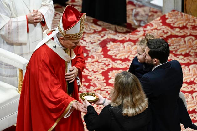 ITALY - POPE - VATICAN-2026 10 8 Italy, Rome, Vatican, 2026 10 8 Pope Leo XIV officiates the holy mass for the inauguration of the academic year of the pontifical universities at the St. Peter s Basilica in the Vatican. EDITORIAL USE ONLY - NO BOOKS Copyright: xVATICANxMEDIA xCatholicxPressxPhotox