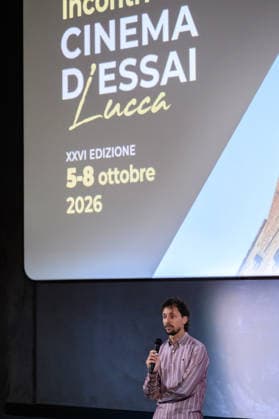 October 8, 2026, Lucca, Lucca, Italy: Director and producer Luca Severi presents his film I racconti del mare to the public at the closing of the Cinema d Essai series of meetings, Lucca, 08 10 2026 Lucca Italy  - ZUMAa289 20261008_zia_a289_093 Copyright: xStefanoxDallexLuchex xAgfx