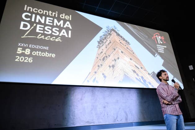 October 8, 2026, Lucca, Lucca, Italy: Director and producer Luca Severi presents his film I racconti del mare to the public at the closing of the Cinema d Essai series of meetings, Lucca, 08 10 2026 Lucca Italy  - ZUMAa289 20261008_zia_a289_095 Copyright: xStefanoxDallexLuchex xAgfx