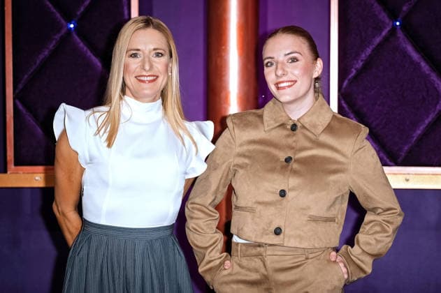 MDR - Riverboat. Sängerin Stefanie Hertel mit ihrer Tochter Johanna Mross anläßlich der Aufzeichnung der MDR - Talkshow Riverboat am 08.10.2026 in der Mediacity Leipzig. 20261008SFL0002