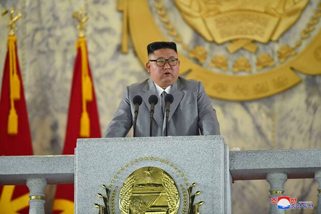 Kim Jong Un erklärt Coronavirus in Nordkorera für ausgerottet, Archivbilder
