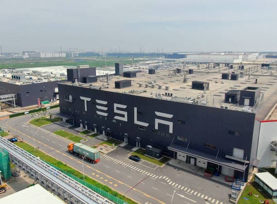 Coronavirus in China, Tesla-Produktion in Shanghai gestoppt, Archivbilder