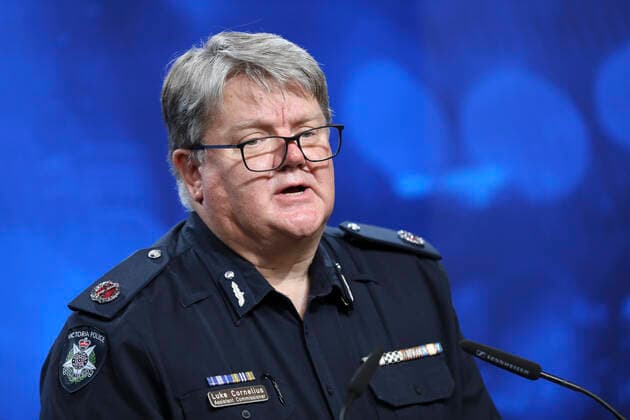 Coronavirus in Australien, Pressekonferenz zu den Anti-Lockdown-Protesten
