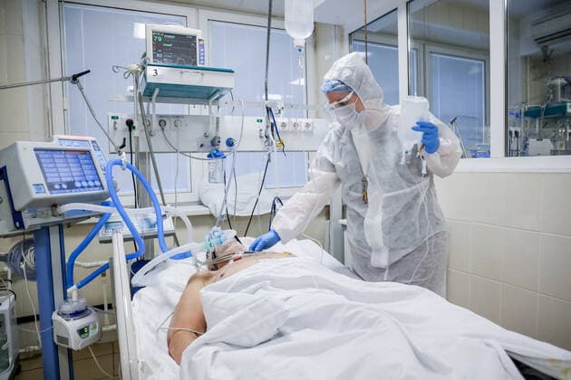 Coronavirus in Russland, Eindrücke aus einem Krankenhaus in St. Petersburg