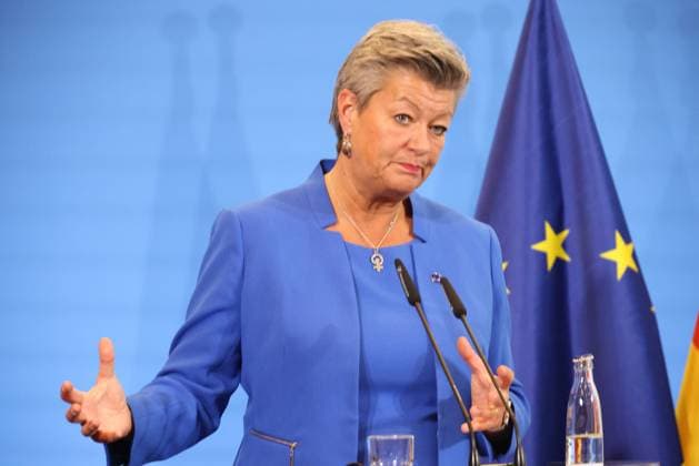EU-Innenkommissarin Ylva Johansson warnt vor hoher Terrorgefahr über Weihnachten
