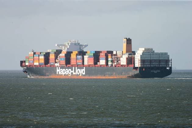 Rotes Meer, Hapag-Lloyd-Frachter unter Beschuss geraten, Archivbilder