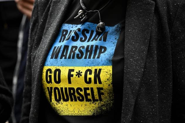 Ukraine-Krieg, Jahrestag der Invasion, Weltweite Proteste gegen den Krieg