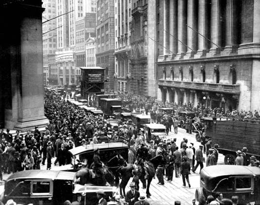 IMAGO History, 250 Jahre USA, Weltwirtschaftskrise, Wall Street Crash 1929