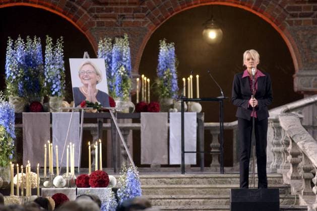 Tödliches Attentat auf Schwedens Außenministerin Lindh, 20. Jahrestag am 10. September,Archivbilder