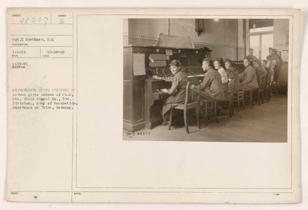 IMAGO Archiv, Erster Weltkrieg, US-Besatzungsarmee, 3. Division in Andernach am Rhein 1919