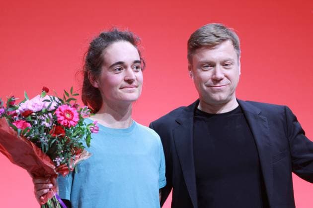 Europawahl 2024, Die Linke-Spitzenkandidaten Martin Schirdewan und Carola Rackete