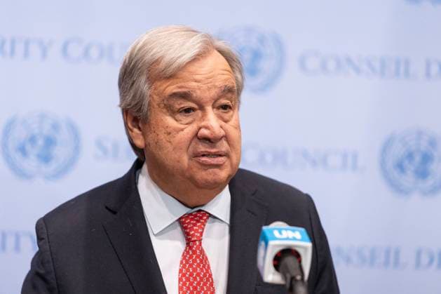UN-Generelsekretär Guterres fordert humanitären Waffelstillstand im Gazakrieg, Archvbilder