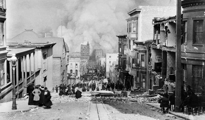 IMAGO History, Arnold Genthe Archiv, USA, Erdbeben von San Francisco 1906