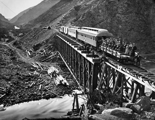 IMAGO History, Andrew J. Russell Archiv, Eisenbahnbau im Westen der USA 1860-1870