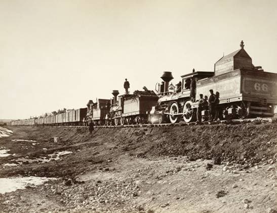 IMAGO Andrew J. Russell Archiv, USA, Union Pacific Eisenbahn 1868-1869