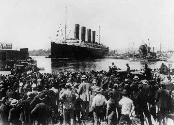 IMAGO History, Archiv, Erster Weltkrieg, Versenkung der Lusitania 1915