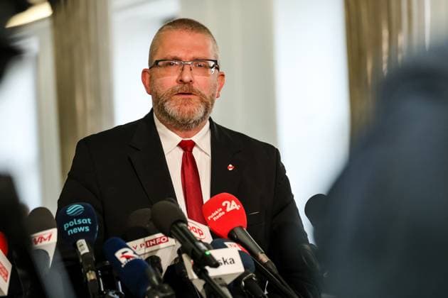Präsidentschaftswahl in Polen 2025, die Kandidaten, Grzegorz Braun - Archivbilder