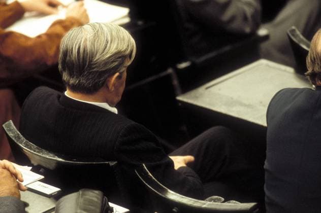 IMAGO History, Deutsche Parteien, SPD, Sozialliberale Koalition, Misstrauensvotum gegen Helmut Schmidt 1982