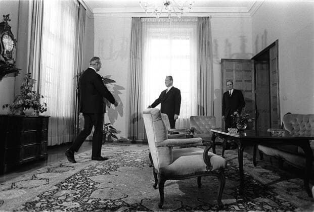 IMAGO History, Deutsche Parteien, SPD, Erste Große Koalition unter Kurt Georg Kiesinger 1966-1969