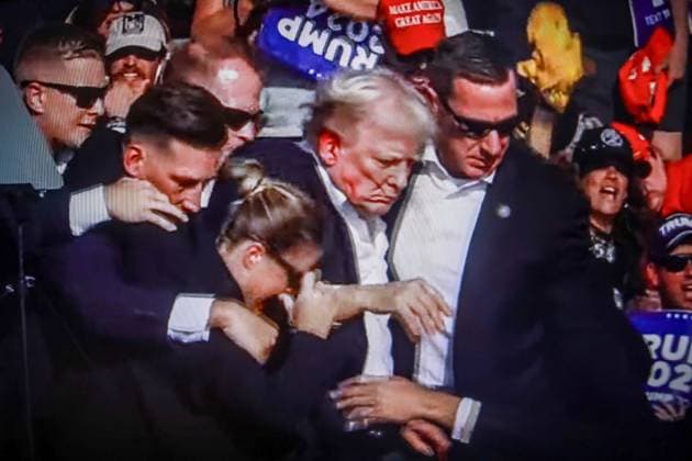 USWahl2024, Wahlkampfmomente, Attentat auf Donald Trump am 13. Juli 2024 in Butler