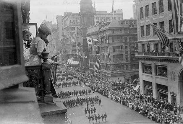 IMAGO History, 250 Jahre USA, Eintritt in den ersten Weltkrieg 1917-1918